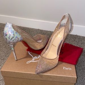 louboutin sparkly heels